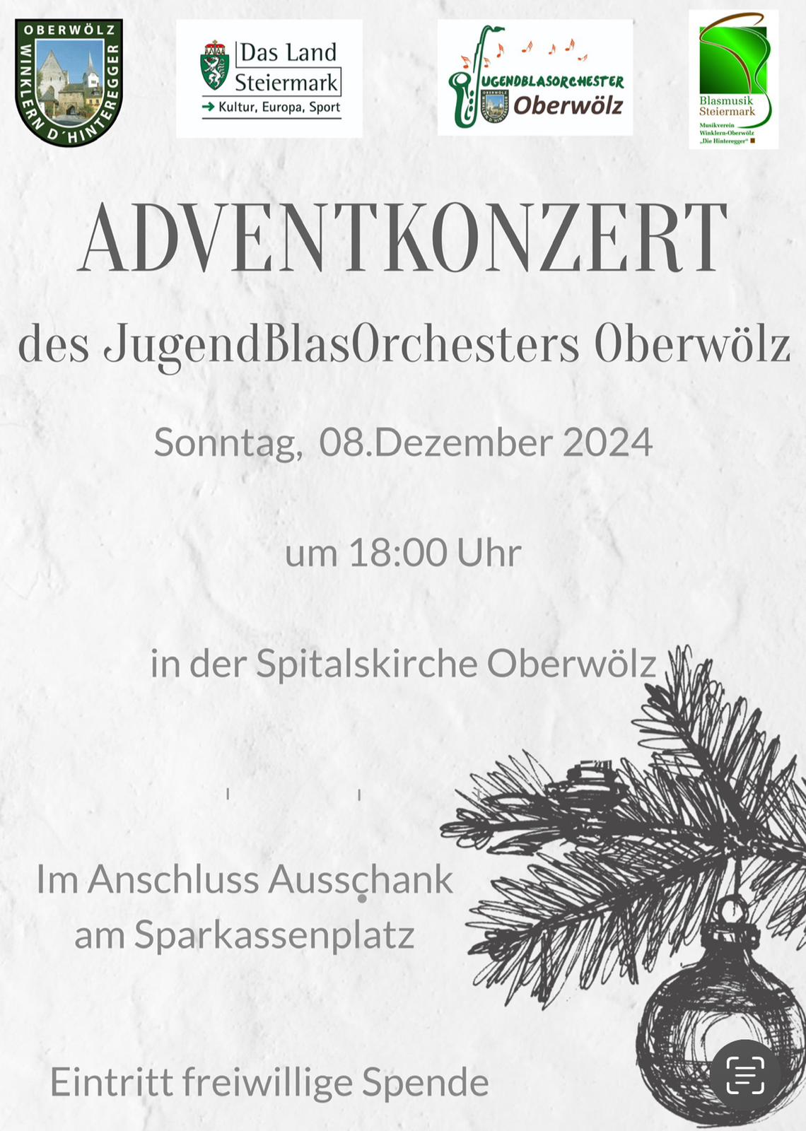 Adventkonzert des Jugendblasorchesters